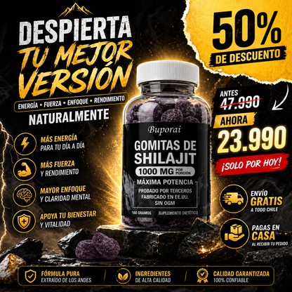 ShilaForce™ — Máxima energía · Claridad mental · Aumento de testosterona y resistencia