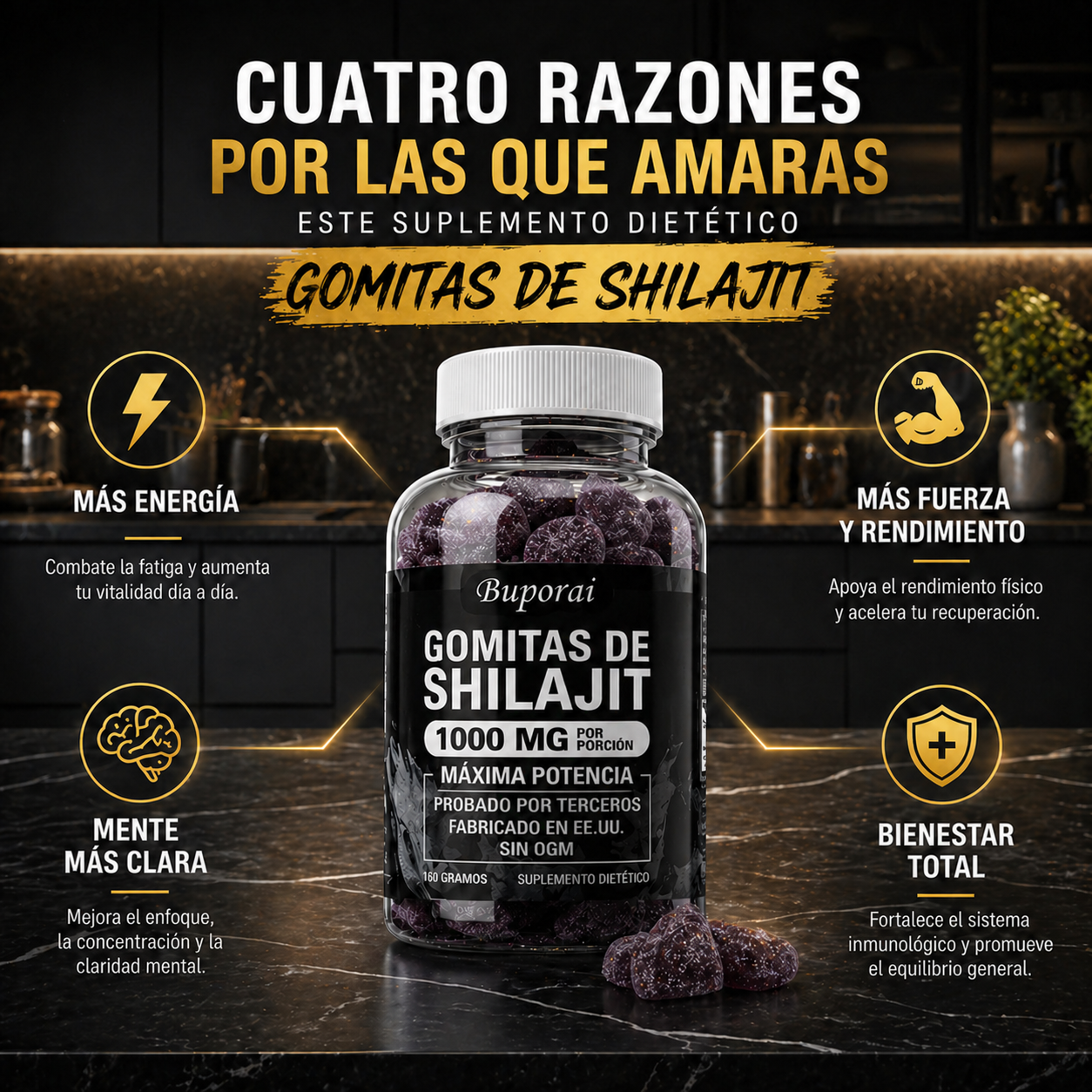 ShilaForce™ — Máxima energía · Claridad mental · Aumento de testosterona y resistencia